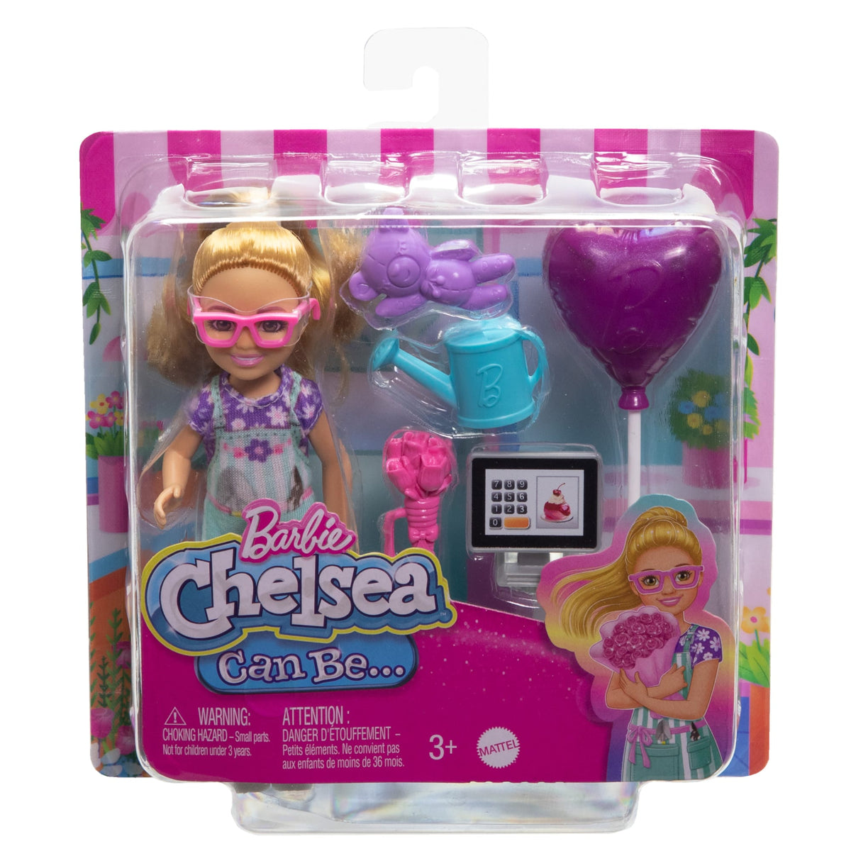 Barbie Chelsea Poupée Fleuriste et Accessoires, Blonde