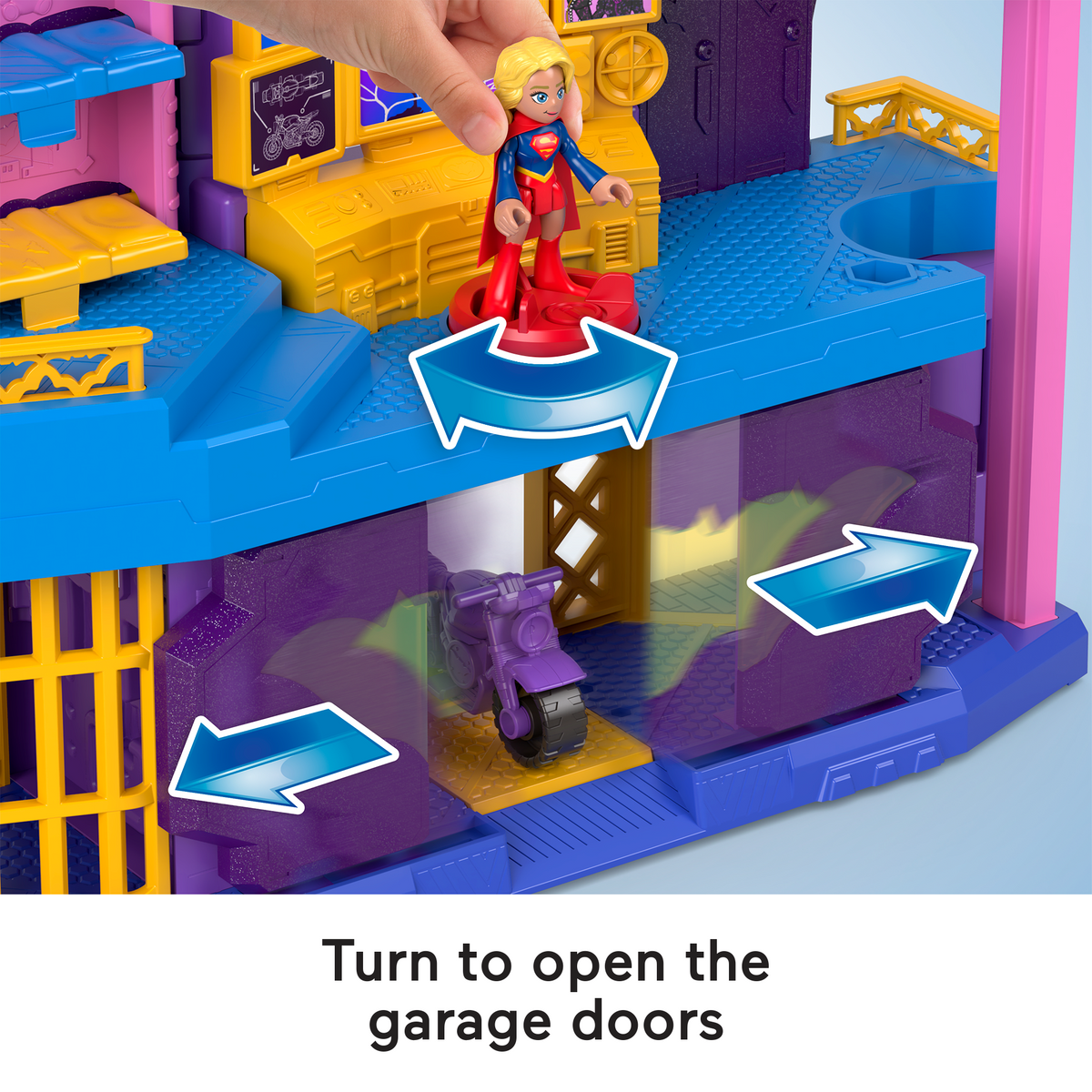 Imaginext DC Super Friends Batgirl Hero Hideout Playset With 2 Figures & 5 Play Pieces