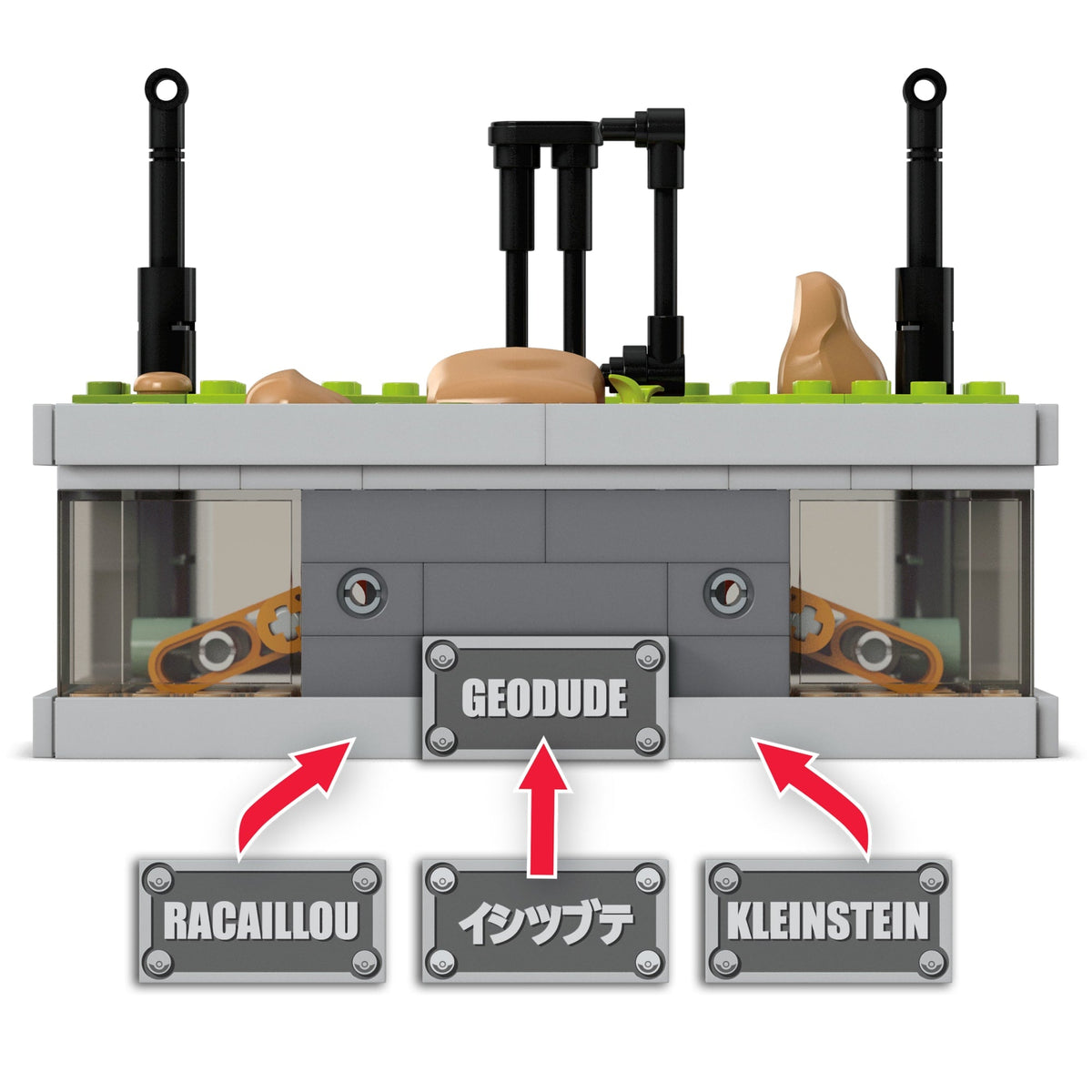Mega-Pokémon Mini Motion Racaillou-Coffret de Construction
