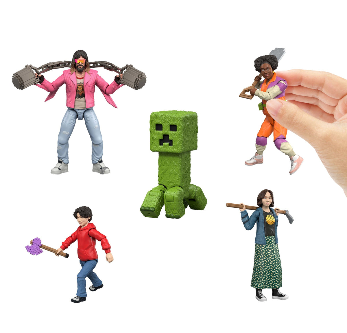 Minecraft Ultimate Movie Set With 8 Action Figures & 8 Accessories,  Inspired By A Minecraft Movie