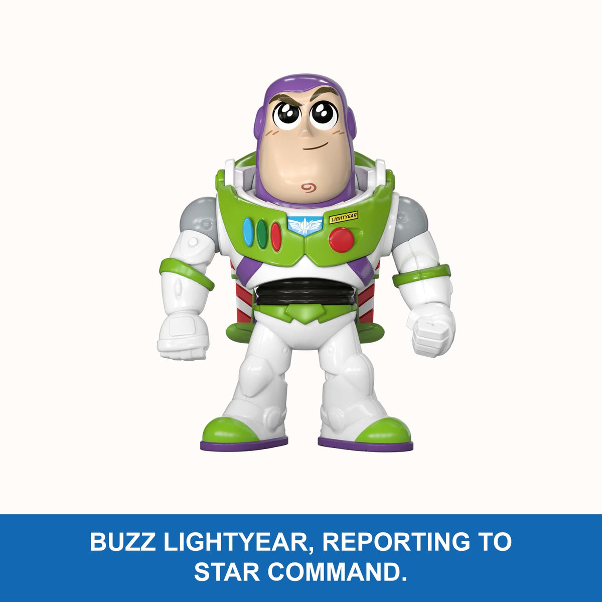 Disney And Pixar Click Figs Buzz Lightyear, Toy Story Small Movie Toy With Pop Up Action Move