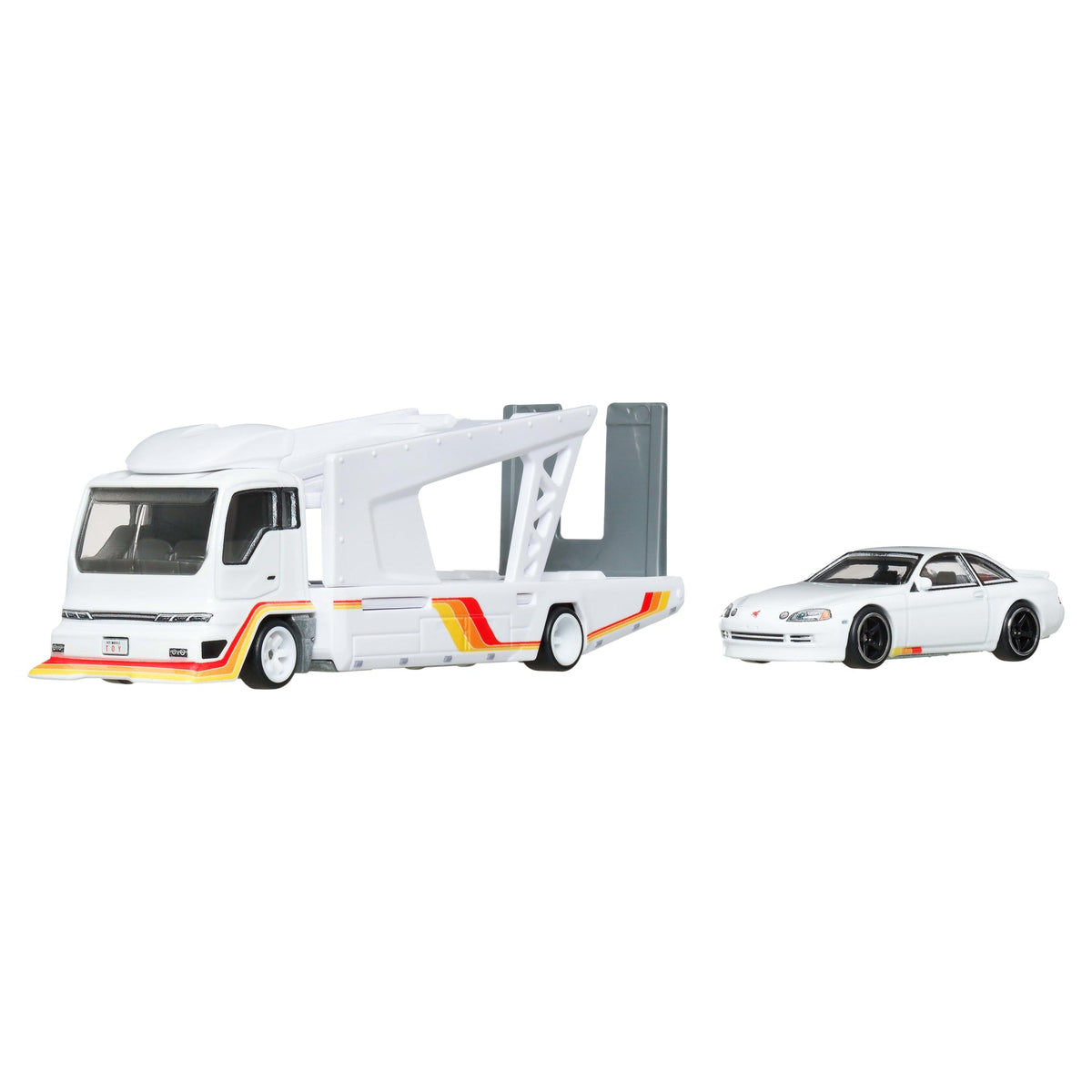 Hot Wheels Collector Vehículo de Colección Auto Transportador Japan Double Decker Hauler