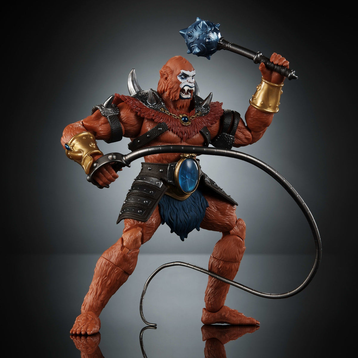 Masters Of The Universe Masterverse New Eternia Beast Man Action Figure, MOTU Toy, 30 Articulations
