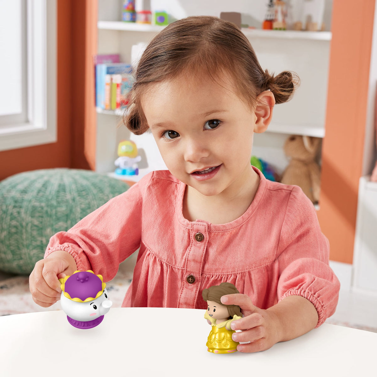 Little People Disney Princesa Juguete para Bebés Figuras de Bella y Potts