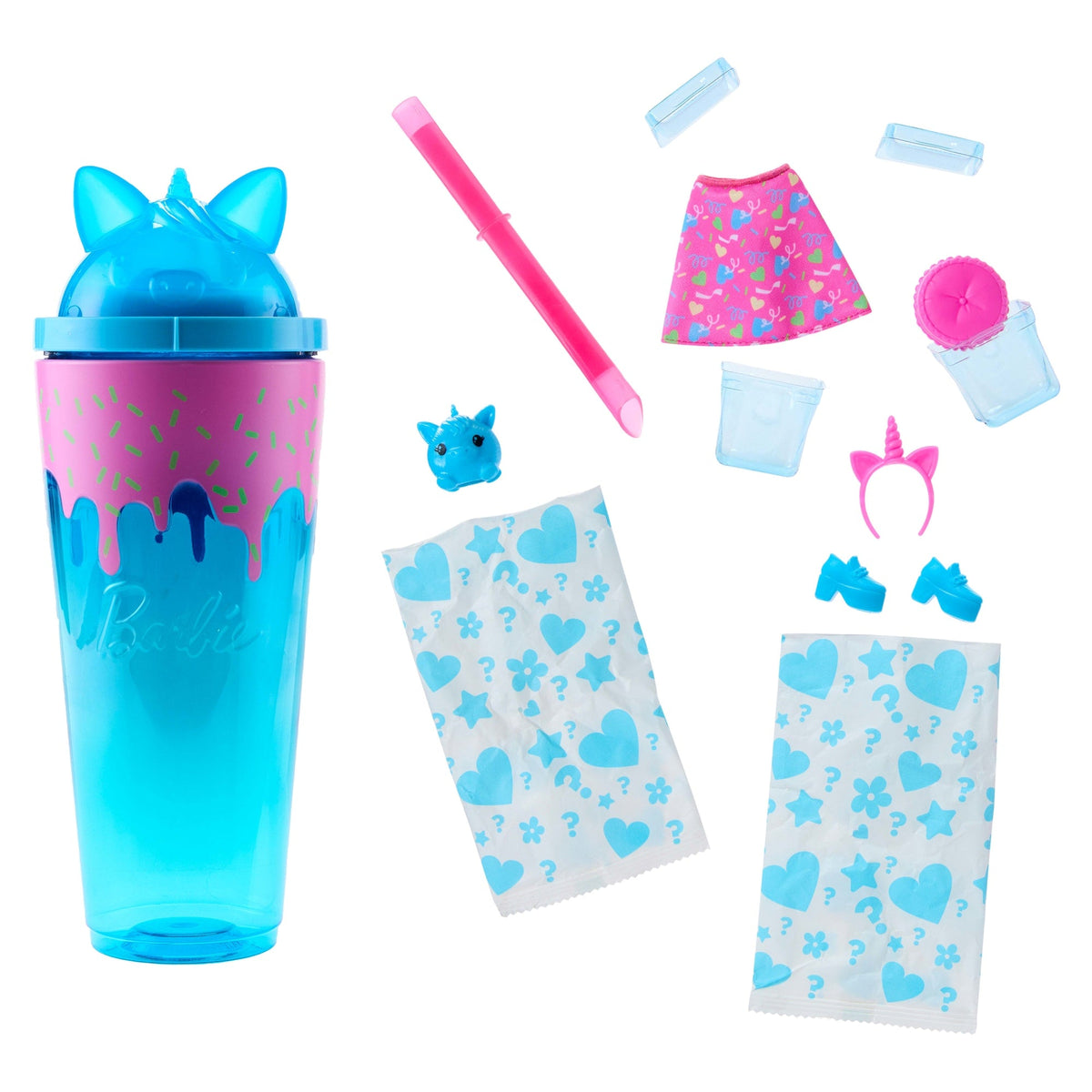 Barbie Pop Reveal Boneca Série de Animaizinhos Unicórnio