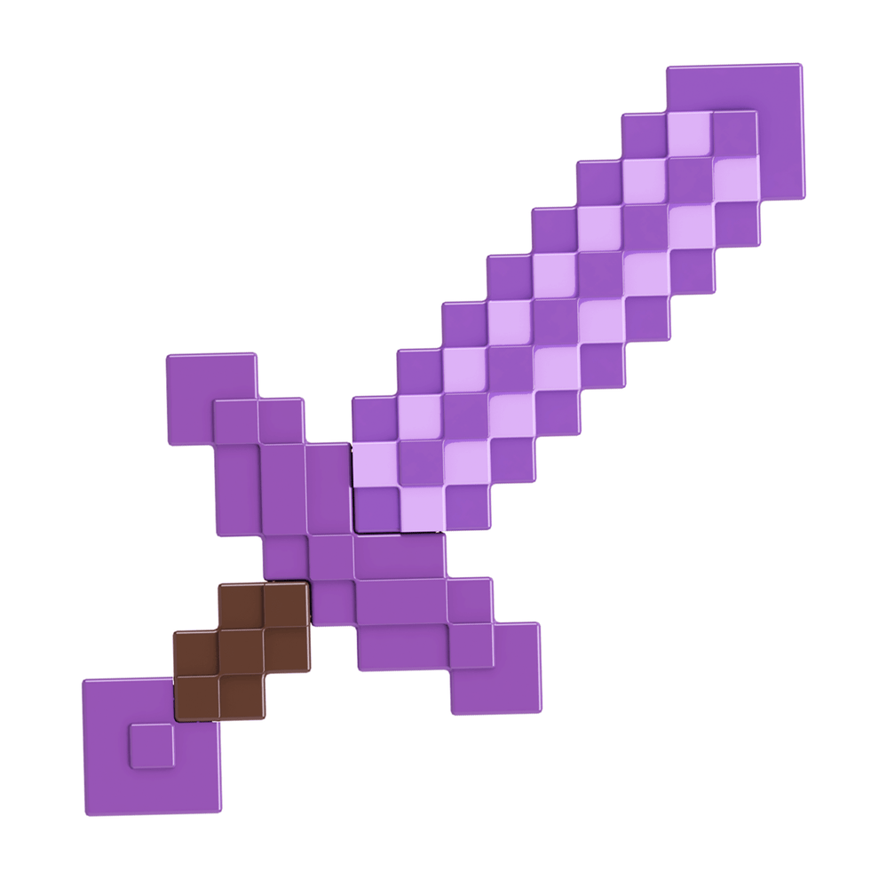 Minecraft Role-Play Toy Accessory Collection, Pixelated Design – Fosstoy