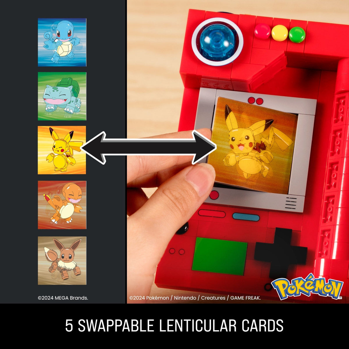 MEGA Pokémon Kanto Region Pokédex Building Kit (322Pieces) For Collectors